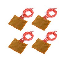 4 PCS 필름 히터 플레이트 접착 패드 Icstation PI 가열 요소 12V 12W, 30mmx40mm, 4pcs
