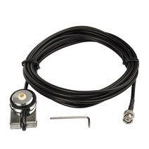 Superbat NMO 차량용 안테나 UHF PL-259 커넥터 RG58 5M 동축 케이블 Yaesu/Vertex Kenwood 모바일 라디오