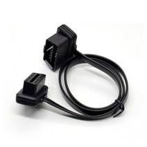 60CM 플랫 + 얇은 국수 OBD 2 OBDII OBD2 16Pin 남성 여성 ELM327 진단 연장 케이블 커넥터