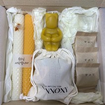 캐녹시 천연 밀랍초 선물세트, 명상하는 캐녹씨