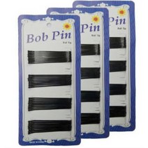 검정 여정 세안 세수 머리 헤어 실핀 실삔 세트 머리고정 헤어핀 잡개판 올림 왕 반묶음, 단일