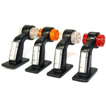 윙바디 덤프차 LED 토끼등 차폭등 24V 국산 트레일러 추레라 메가 2.5톤 벤츠 램프 후미등 트럭 뿔등 코너등 1톤 공사차량 탑차 특장차, 옵션02 블루LED