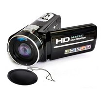 디지털카메라추천 미러리스 캐논 니콘3.0 인치 회전 스크린 휴대용 HD 비디오 카메라와 새로운 디지털 카메, 01 Black