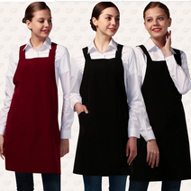 요들가운 앞치마/미용실 유니폼, PK373-네이비 (FREE)