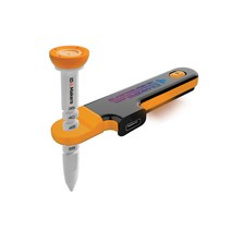 아이디메이커스 네온테트라 충전식 LED 에이밍 높이조절 골프티꽂이, 오렌지