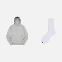 나이키 NSW 클럽 BB 후드티 BV2655-063 +웰던 양말