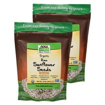 나우푸드 로우 선플라워 씨드 언솔티드, 454g, 2개