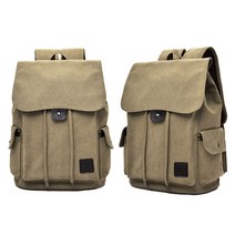 Dirome 캐주얼 남여공용 캔버스면 빅사이즈 다용도 백팩