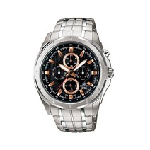 카시오 에디피스 남자남성 빈티지레트로 아날로그 브랜드 크로노그래프 메탈손목 시계 EF-328D-1A5VDF