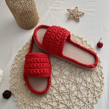 도두리 DIY 손뜨개 코바늘 뜨개질 실내화 취미 만들기 키트 패키지 뜨기 - 동영상제공, 라일락, 290mm