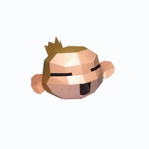 DIY종이가면 3D가면 만들기 동물가면 강아지 원송이가면, [CA_53_01] 꾸러기원숭이