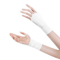 하프 골프 장갑 골프 장갑 태양 uv 프로텍터 골프 오픈 핑거 아이스 실크 자외선 차단제 여성을위한 시원하고 통기성, 하얀