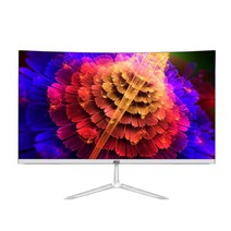 22인치 모니터 게임 75hz hd 컴퓨터모니터 ips 태블릿 호환 1920x1080 해상도, 하얀, jp 플러그
