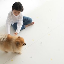 휴팡 멀티 PVC롤매트 셀프시공 강아지매트 미끄럼방지 슬개골보호 애견매트 140cm * 9m, 젤리스톤