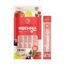 메타멍스 강아지 기능성 건강 츄르 5P, 40개, 닭고기+치즈+토마토+비트