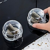 피케이몰 2P세트 가스렌지 레버 안전 스위치캡 투명 오염방지 버튼 덮개, 1세트