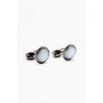 TATEOSSIAN 타테오시안 Gunmetal-plated stone cufflinks117583