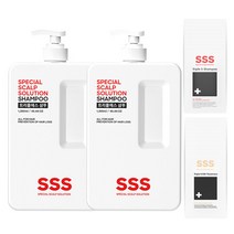 SSS 약산성 탈모샴푸 1350ml 1+1세트/ 샘플(5ml 20개)트리플에스