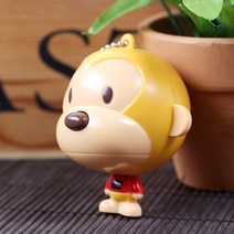 1M 팬시 캐릭터줄자 원숭이 열쇠고리 줄자 다이어트줄자 미니줄자 휴대용 키고리 키링 옷줄자 피팅줄자, 단일 길이, 단일 길이