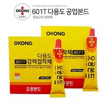 K마켓 오공본드 601T 60ml 노란본드 다용도 강력접착제, 3개