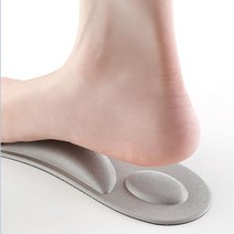 충격 흡수 쿠션 아치형 메쉬 4D 여성 남자 푹신 스포츠 깔창 발바닥