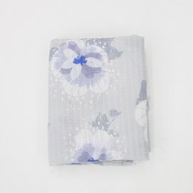 원단킹 대폭리플]로엘플라워-그레이(a1812) 여름천 지지미