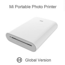 포토프린터 휴대폰사진 인화기 휴대용 미니 글로벌 버전 mi 5.0 ble zink 잉크리스 기술 ar 비디오 인쇄 블루투스, 미 포토 프린터