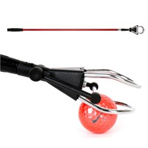 3m 늘어나는 집게형 골프공회수기 싱글골퍼용 골프공수거기 골프공수거
