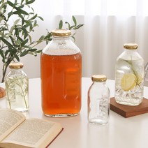 [국내제작] 델몬트미니병 델몬트유리병 주스병 180ml 245ml 500ml 1500ml, 500ml (딱좋은 생수병 황.금 사이즈)