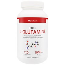 [미국빠른직구] 마이라이프 내추럴스 L-글루타민 1000mg 120정, 1병