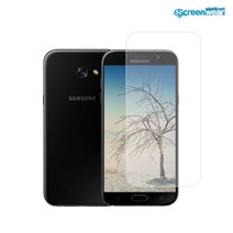 삼성 갤럭시A7 2017 고투명 액정보호 필름 1+1, 고광택(2매)