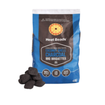 히트비드 바베큐 그릴용 코코넛 차콜 브리켓 숯, 4kg, 5개