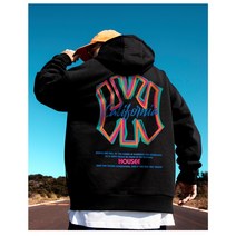 남성 오버핏 톨 후드티