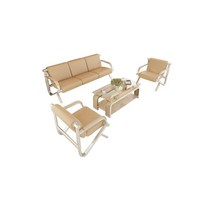 병원대기의자 3인 휴게실 약국 관공서 벤치 대기실, B타입:1+1+3+기장【스테인레스 발】