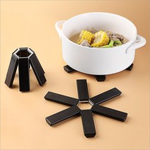 다용도 접이식 대 정리 뚝배기 요리 깔판 대 도자기대 밑 캠핑 주방 냄비받침 용품 받침, 접이식 다용도받침대