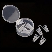 코골이방지기구 스마트코골이방지기 수면무호흡증치료 4 pcs 자기 안티 코 고는 무호흡증 코 클립 건강한, 한개옵션0