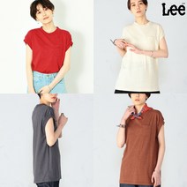 LEE 리 여성용 무지 포켓 로고 반팔 티셔츠 4컬러 57623964