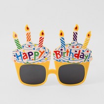 어린이집 파티소품 Birthday안경 2개 아이생일파티 7살생일파티