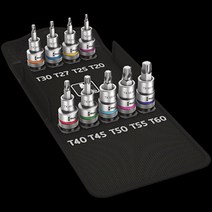 WERA 베라 1/2 별비트 소켓세트-8767C TORX (004202) (9pcs) 툴메이커