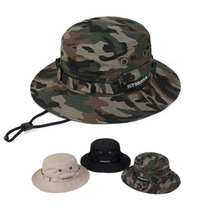 밀리터리 카모 나까오리 정글모 부니햇, 블랙, FREE