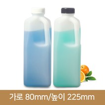 [페트병](PE용기)월드사각 1L 노브릿지(A), 흰색, 1개