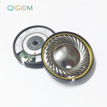 QIGOM 티타늄 풀 레인지 헤드폰 스피커 베이스 및 드라이버 유닛 40mm, 01 Black