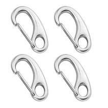 50mm 카라비너 ​​클립 계란 모양 헤비 듀티 휴대용 고정 스냅 로프 스프링 후크 야외 하이킹 버클 스포츠 액세서리, 유형1