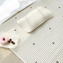 돗투돗x마롤로뜨 아기 이불 누빔 패드 유아 요, 누빔패드이불_상큼체리 / 프리(100x130cm)