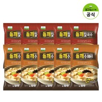 칠갑농산 들깨수제비 435g x 5개 + 들깨칼국수 387g x 5개, 단품