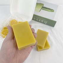 천연 비정제 벌꿀 밀랍 80g 까눌레 향초 실링왁스 유기농 비즈왁스 재료