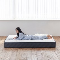(89000원 전국무료배송+추가비용X) 휴도 탄탄한 제주 20cm 엔드리스 스프링 침대 매트리스 S SS Q K 단단한 가성비 싱글 슈퍼싱글 매트리스 퀸 킹, 아이보리 HL01052