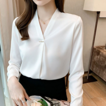오너클랜 데일리 여성 봄가을 데이트 코디 블라우스 셔츠
