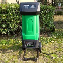 나무분쇄기 2400W 고출력 전기분쇄기 잎 나무 분쇄