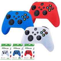 XBOX SERIES X 겜맥 4세대 컨트롤러 케이스 패드 실리콘커버, 화이트